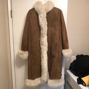 Womens Sawyer of Napa Shearling Coat
